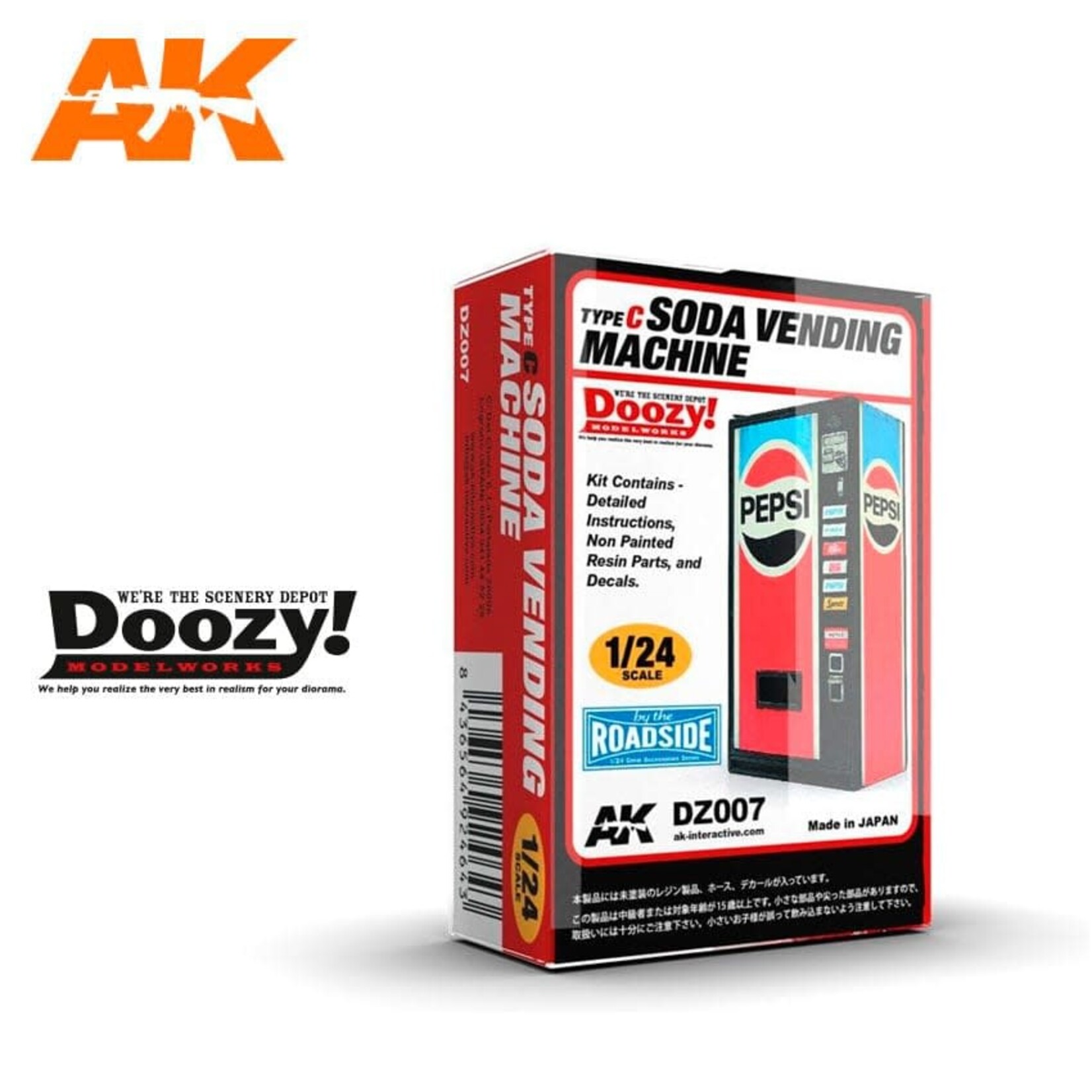 AK Doozy 007 1/24 Soda Vending Machine Type C Kit