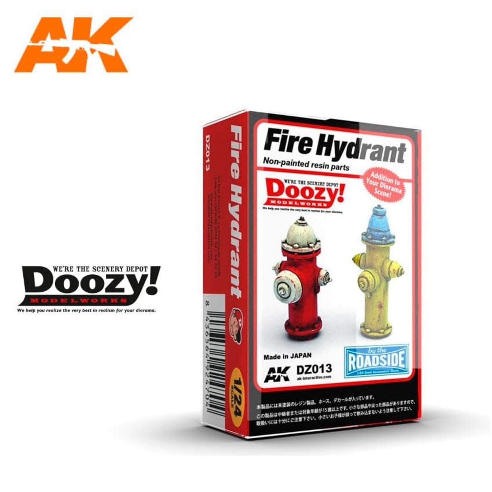 AK Doozy 013 1/24 Fire Hydrant Kit