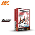 AK Doozy 016 1/24 Traffic Cones Set Kit
