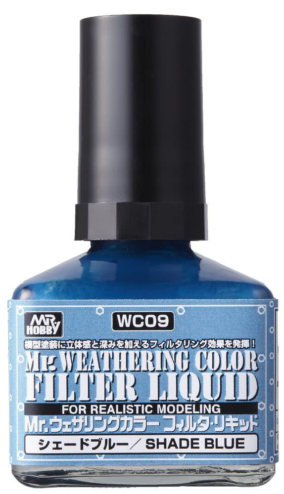 09 Mr Weathering Color Filter Liquid Shade Blue - 40ml
