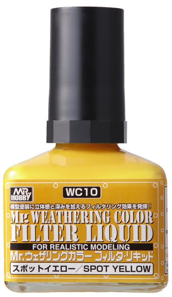 10 Mr Weathering Color Filter Liquid Yellow - 40ml
