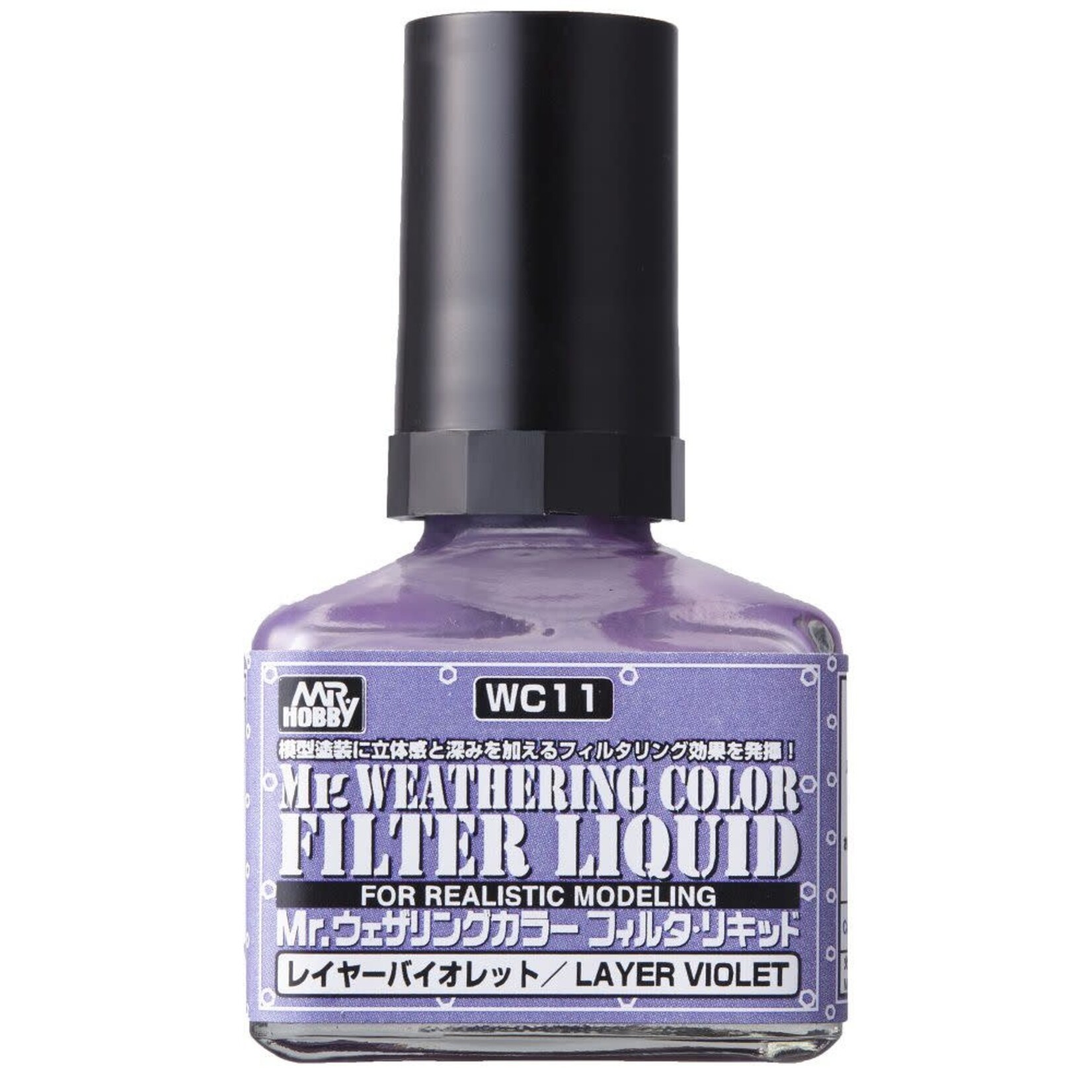 Mr Hobby 11 Mr Weathering Color Filter Liquid Violet - 40ml