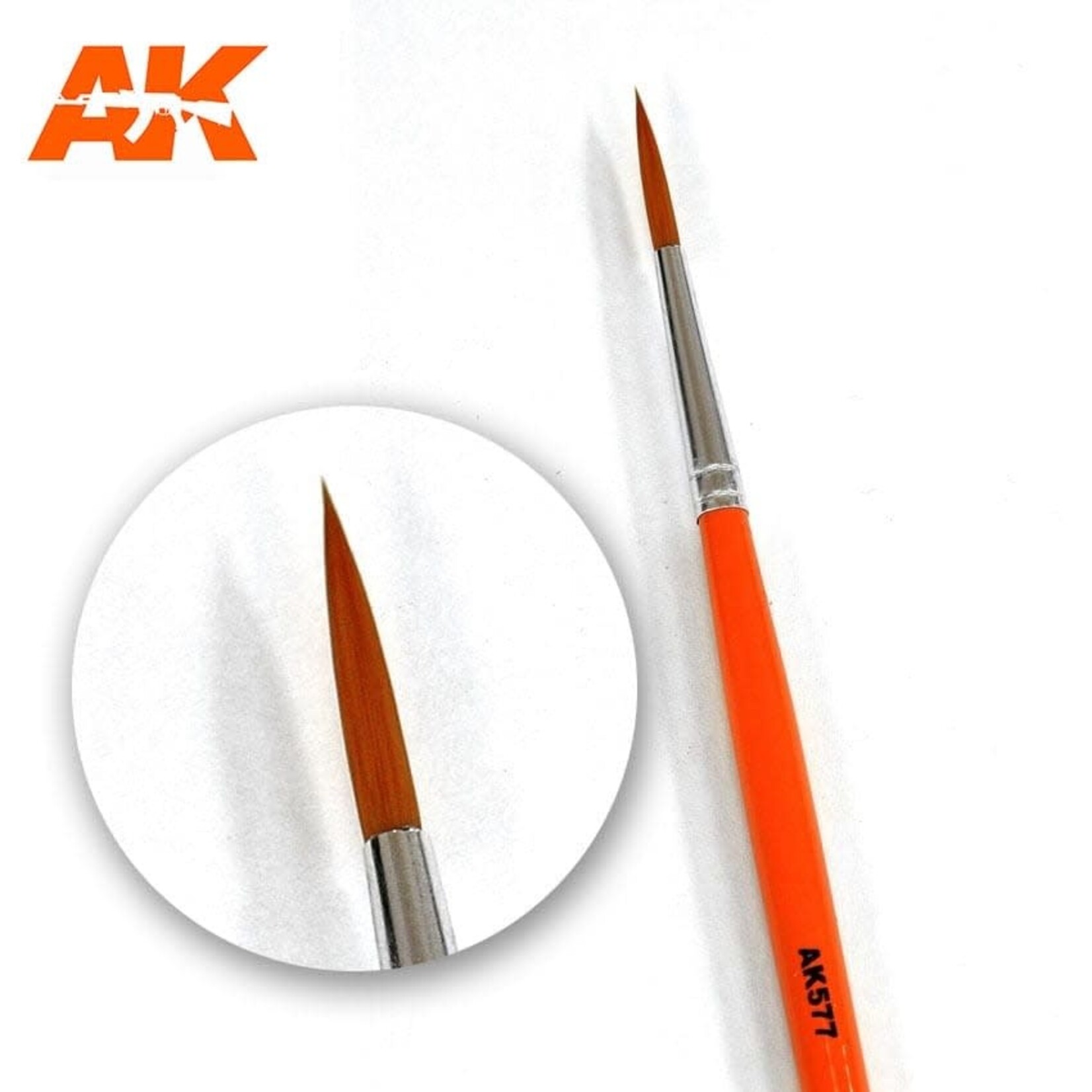 AK Interactive 577 Weathering Brush Fine Long