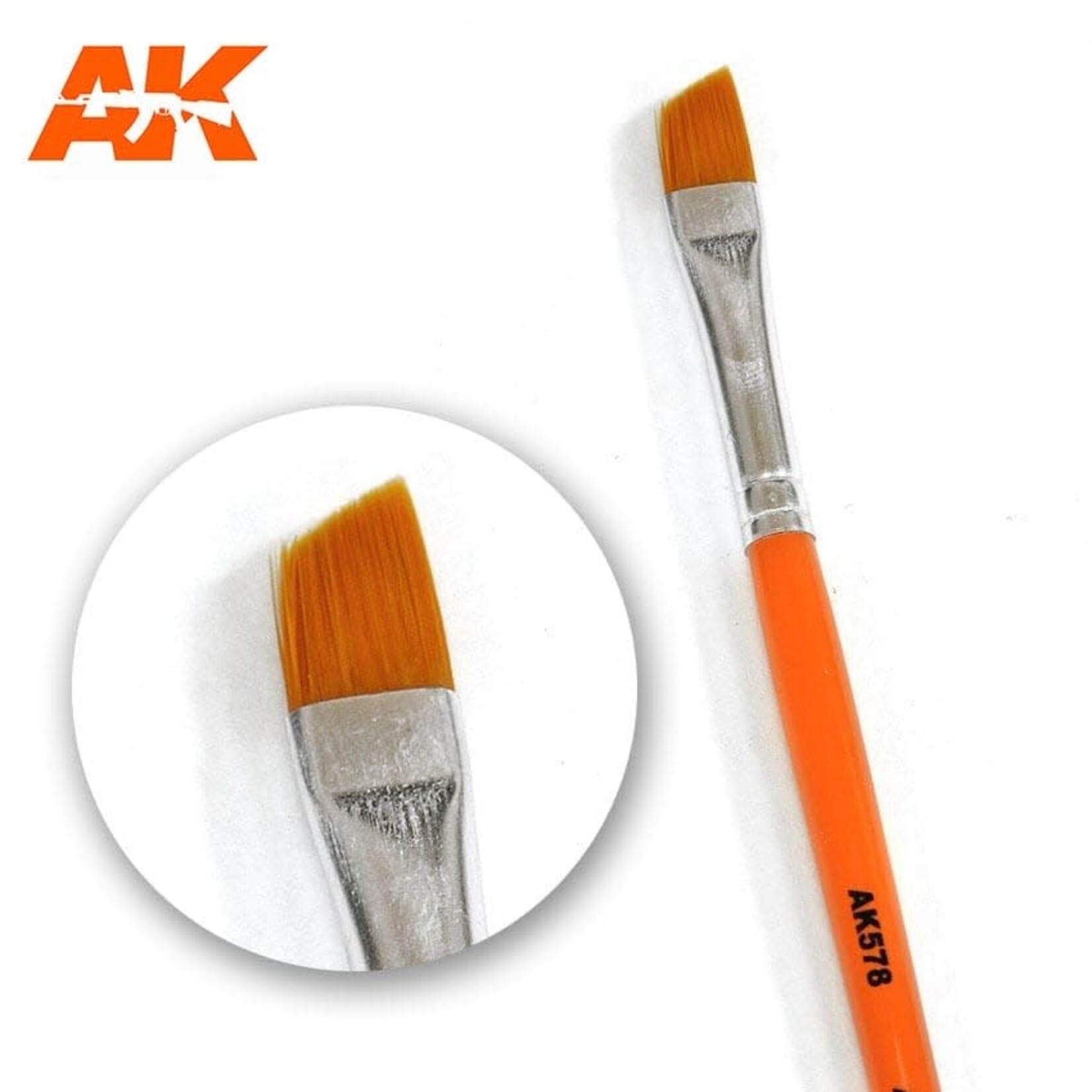 AK Interactive 578 Weathering Brush Diagonal