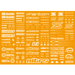 HiQ Parts Sponsor Logo Decal 01S White