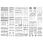 HiQ Parts Sponsor Logo Decal 02S Gray