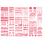 HiQ Parts Sponsor Logo Decal 02S Red