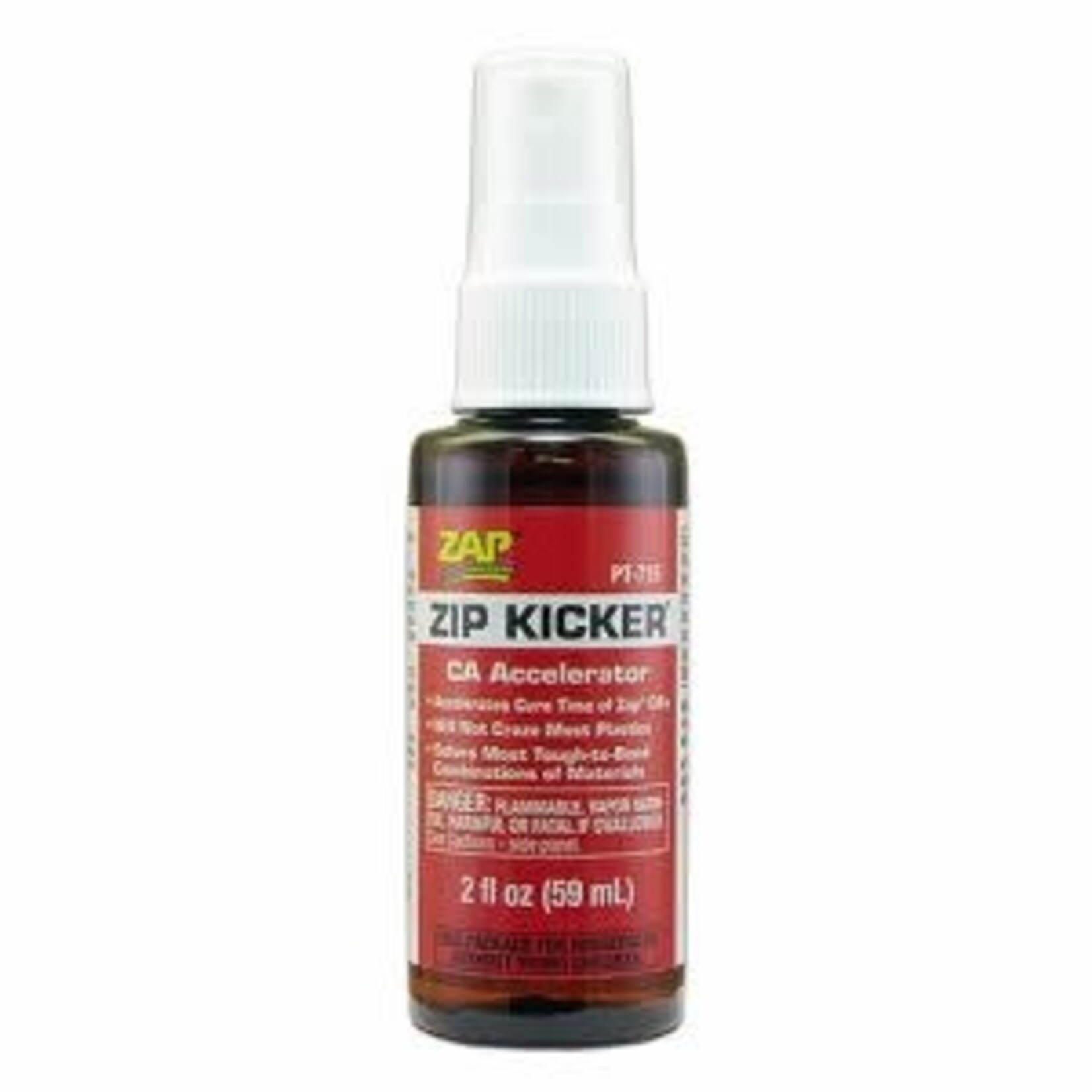 Zap 715 ZAP Zip Kicker Pump, 2 oz (White/Red)