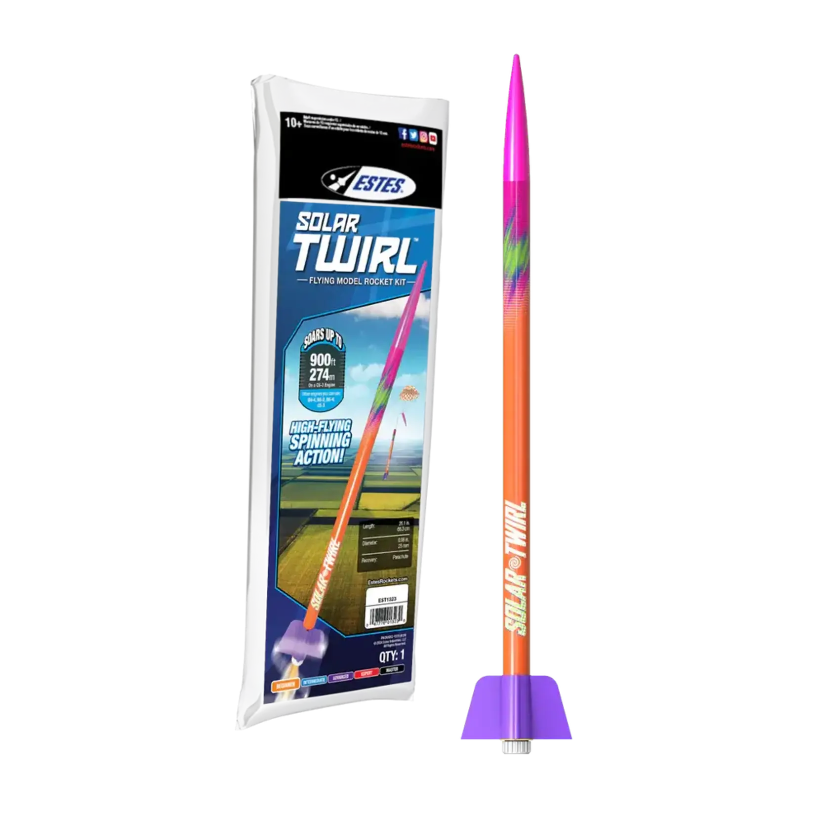 Estes 1323 Solar Twirl Rocket