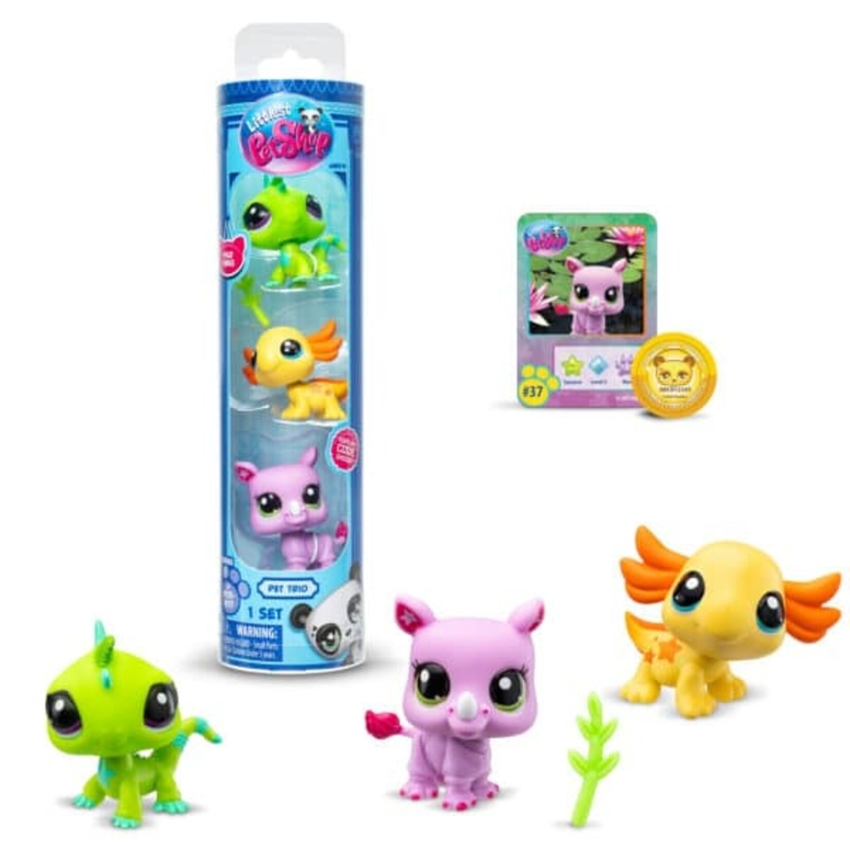 Littlest Pet Shop 6211 LPS Pet Trio Tube - Wild Vibes