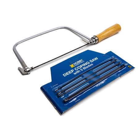 Coping Saw w/ 4 Extra Blades