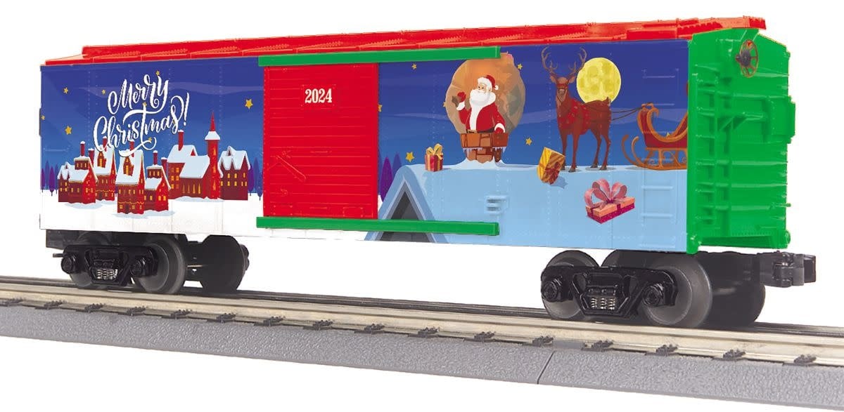 3071192 O Christmas Boxcar Santa 2024