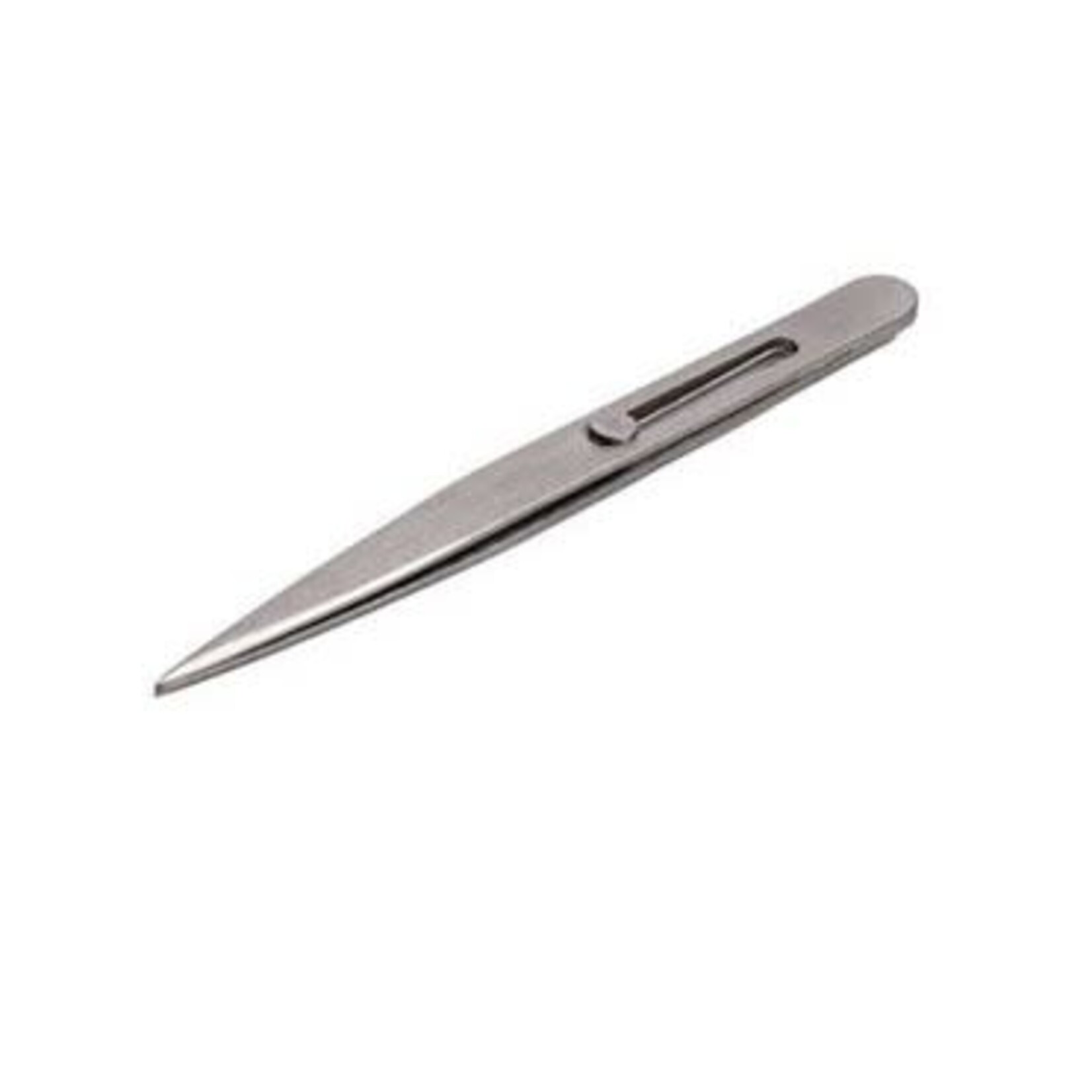 Hobby Essentials Tweezer 4.75 In Point Slide Lock SS