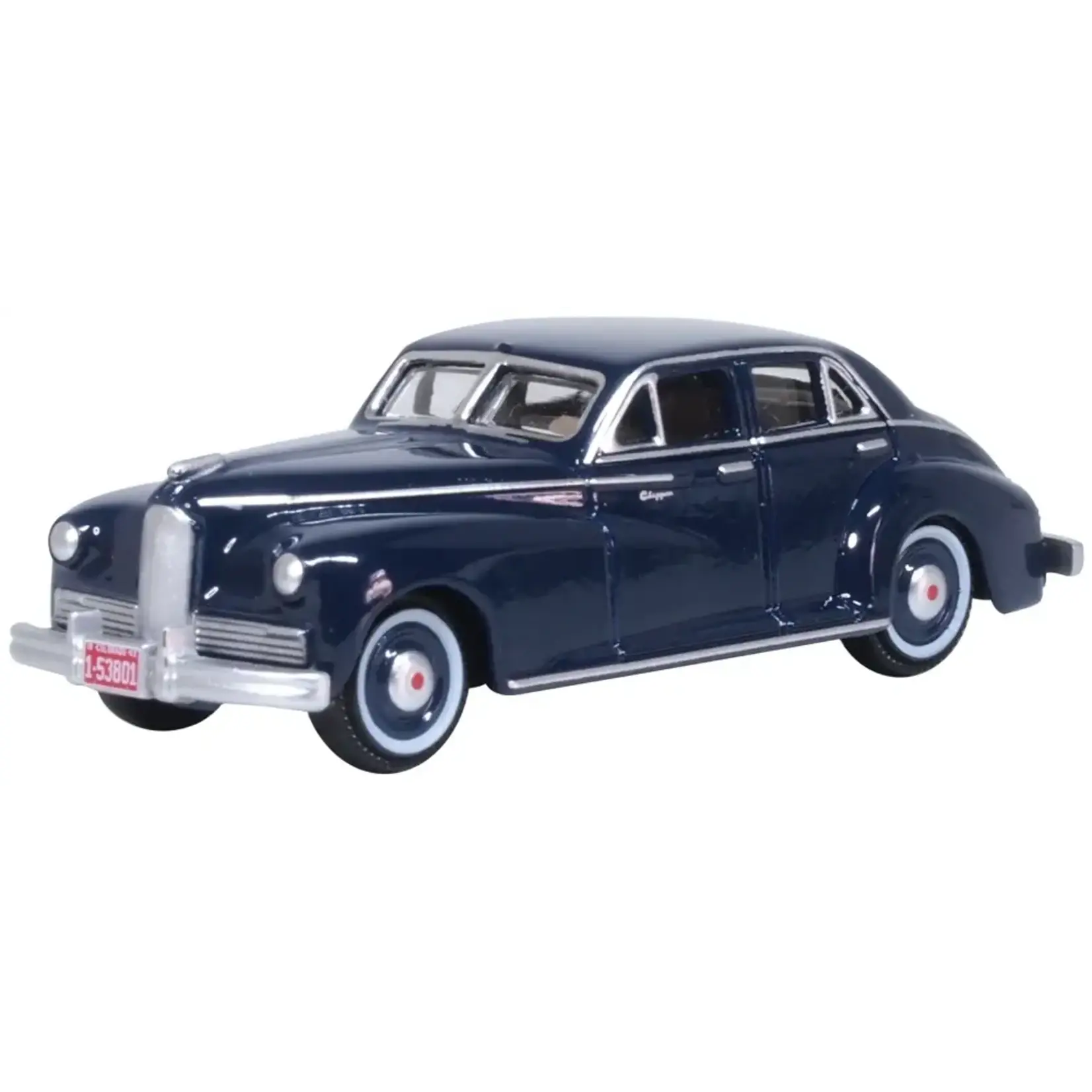 Oxford Diecast 87PC42001 HO 1942 Packard Clipper Touring Sedan - Packard Blue