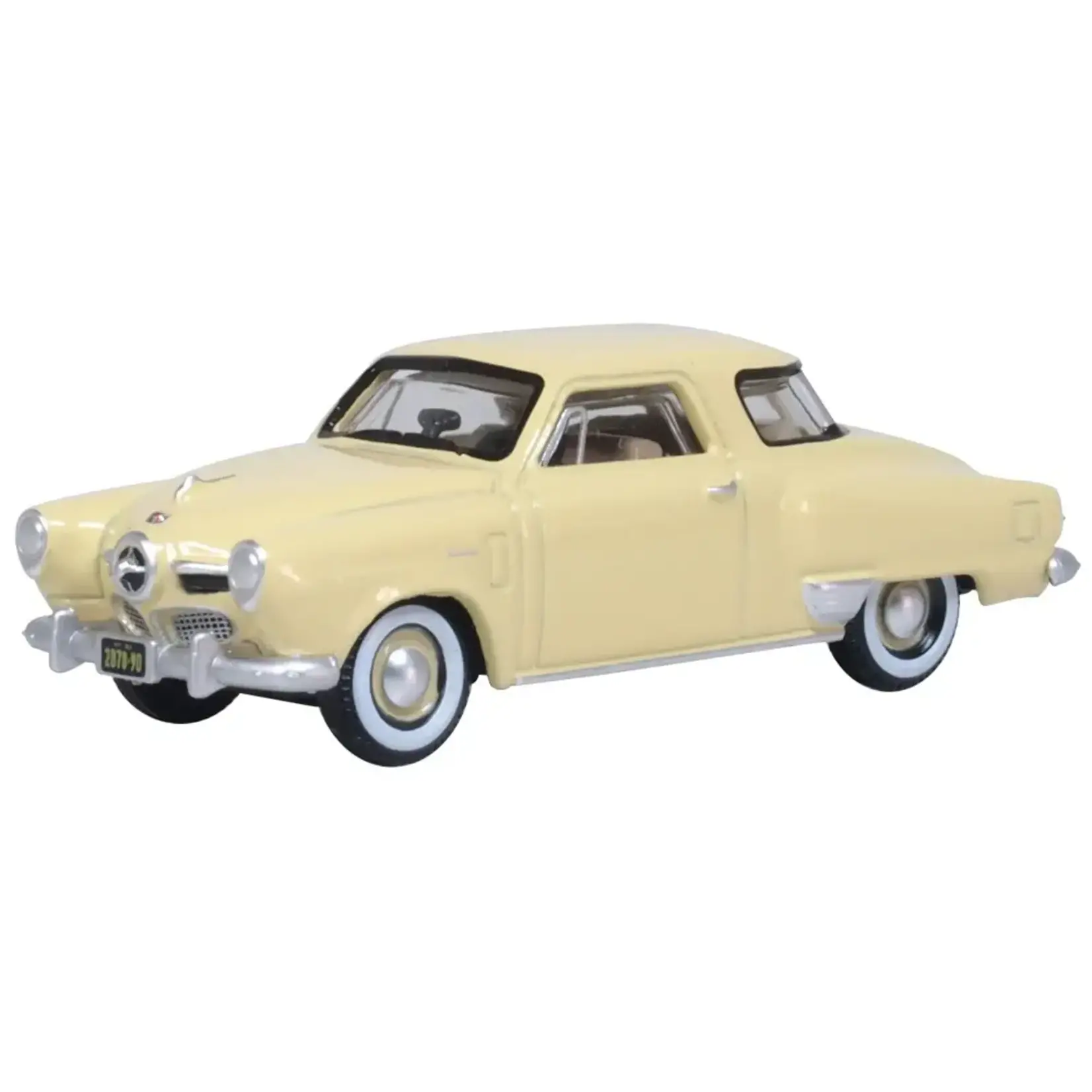 Oxford Diecast 87SC50001 HO 1950 Studebaker Starlight Coupe - Tulip Cream