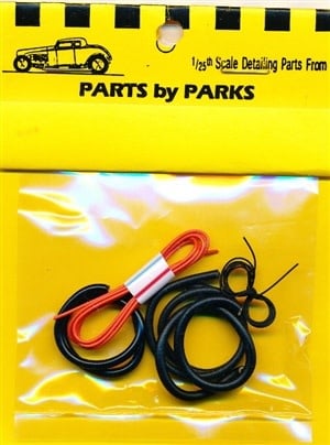 1011 1/24-1/25 Detail Set 2: Radiator Hose, Orange Heater Hose, Black Battery Cable