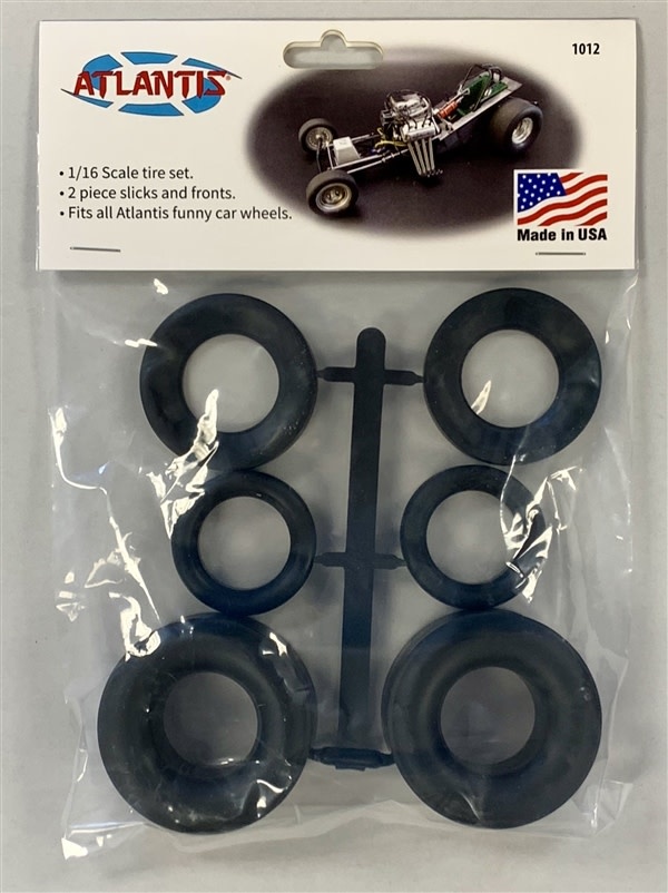 1012 1/16 Funny Car Tire Set