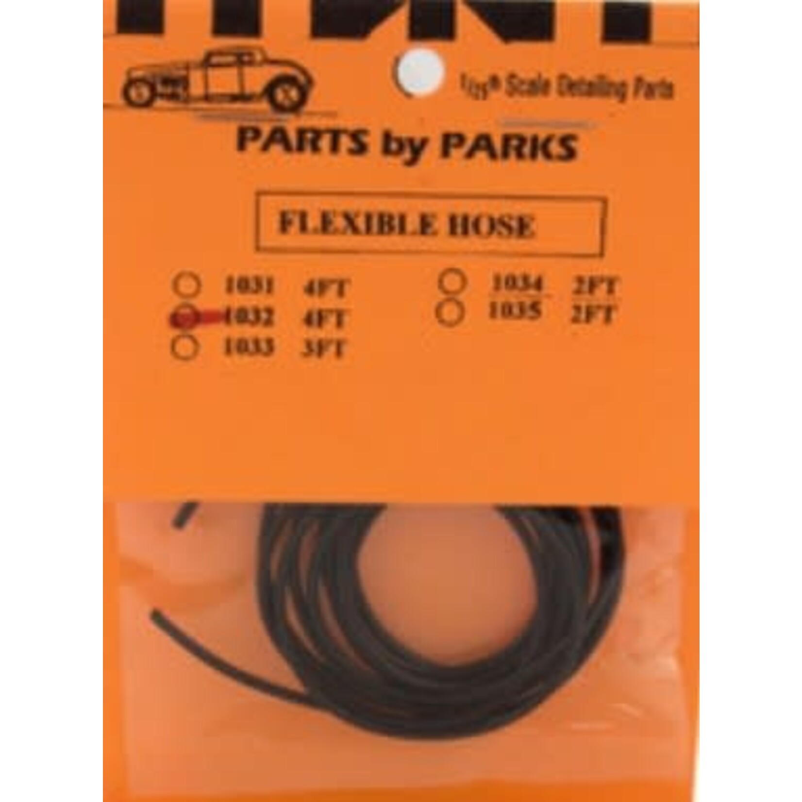 Parts by Parks 1032 1/24-1/25 4 ft. Hollow/Flexible 1-1/2" Rubber Hose