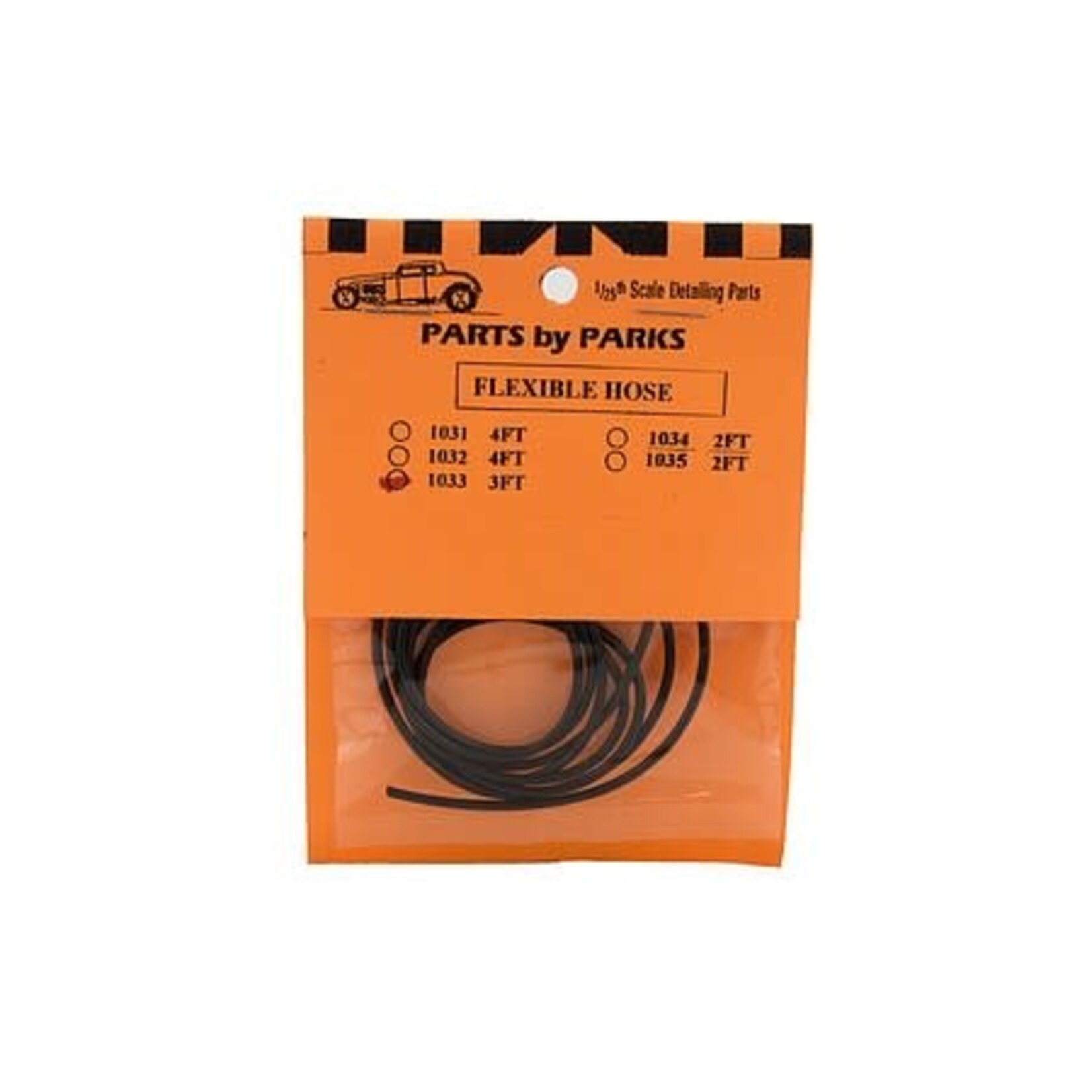Parts by Parks 1033 1/24-1/25 3 ft. Hollow/Flexible 2" Rubber Hose