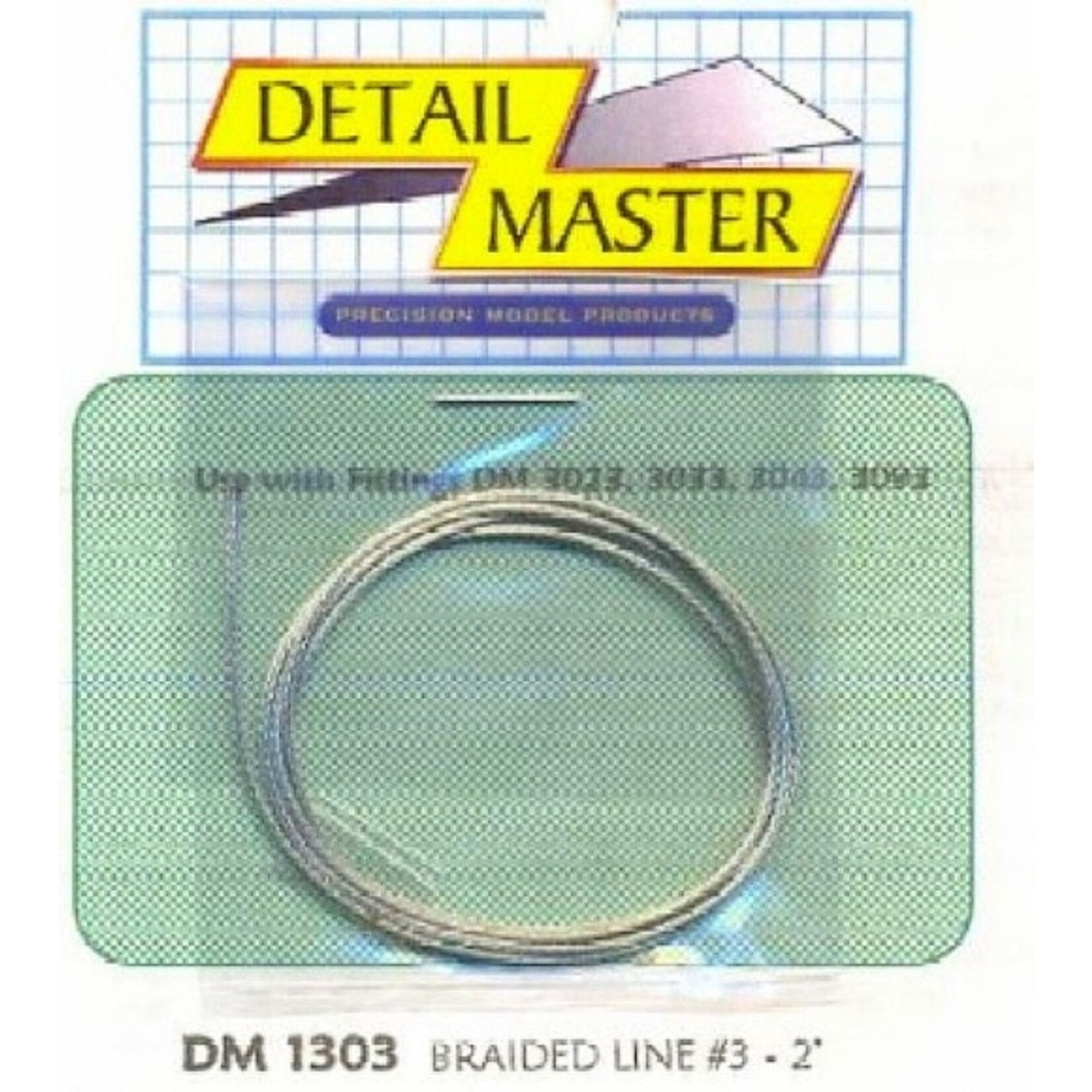 Detail Master 1303 1/24-1/25 2ft Braided Line #3 (.035")