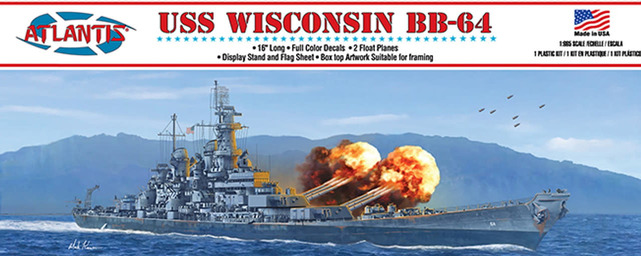 3006 USS Wisconsin BB-64 Battleship