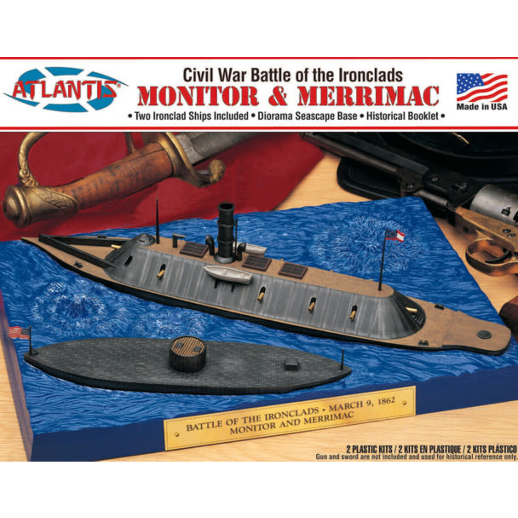 Atlantis 77257 Monitor and Merrimack Civil War Set