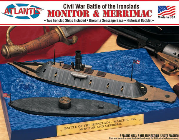 77257 Monitor and Merrimack Civil War Set