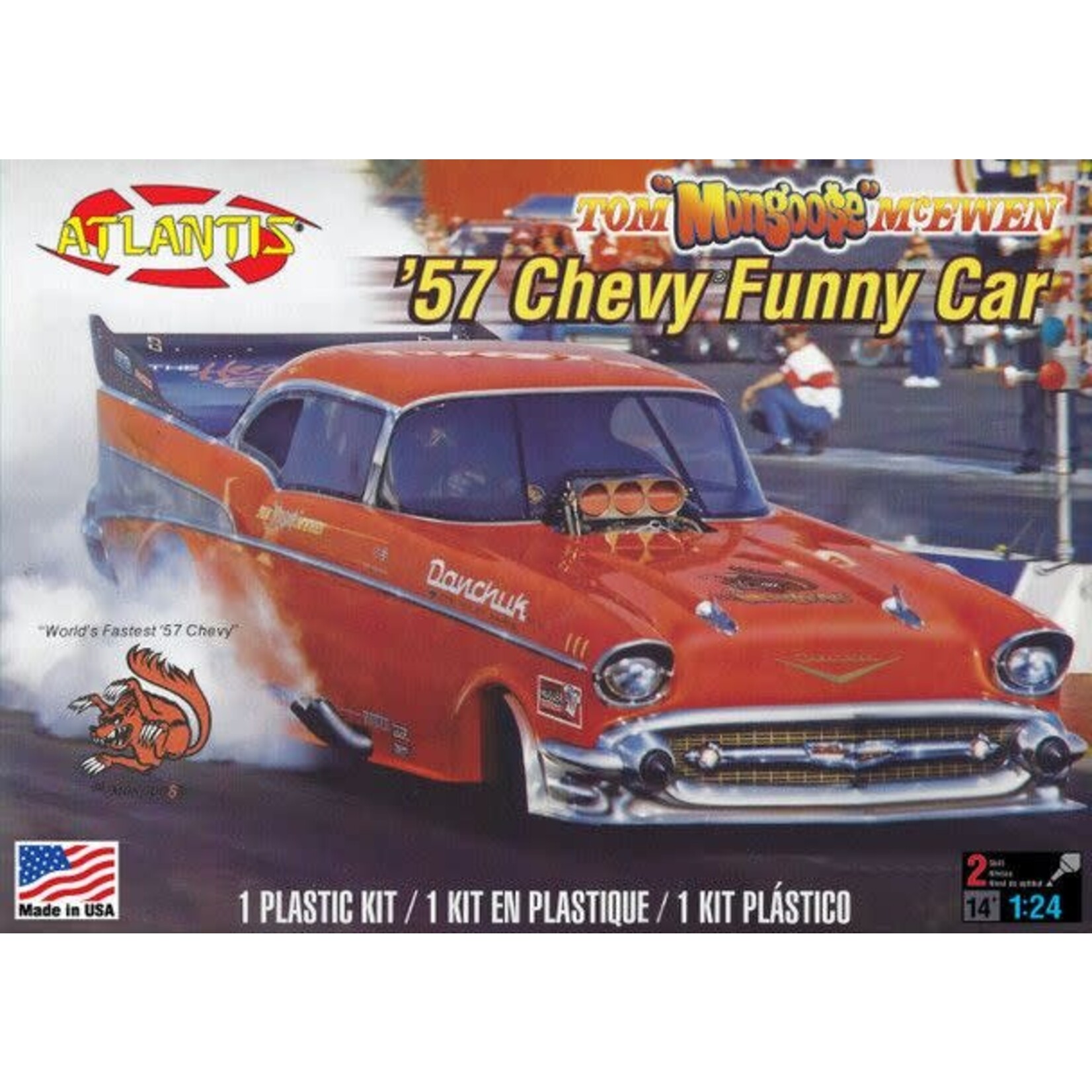Atlantis 7172 1/24 Tom McEwen 1957 Chev Funny Car
