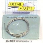Detail Master 1304 1/24-1/25 2ft Braided Line #4 (.045")