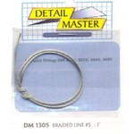 Detail Master 1305 1/24-1/25 Braided Line #5 (0.60"/1ft)