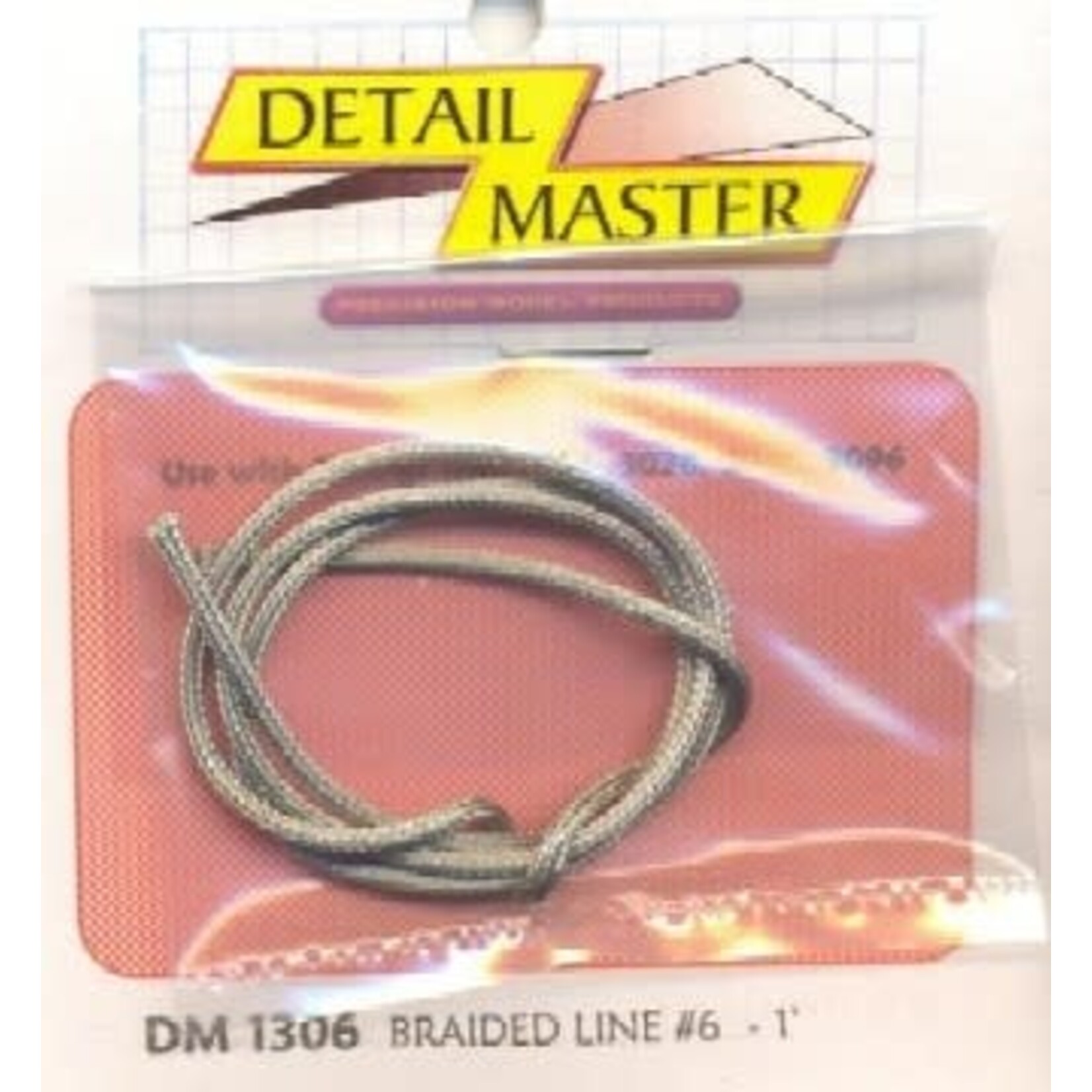 Detail Master 1306 1/24-1/25 Braided Line #6 (.080"/1ft)