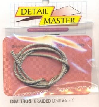 1306 1/24-1/25 Braided Line #6 (.080"/1ft)