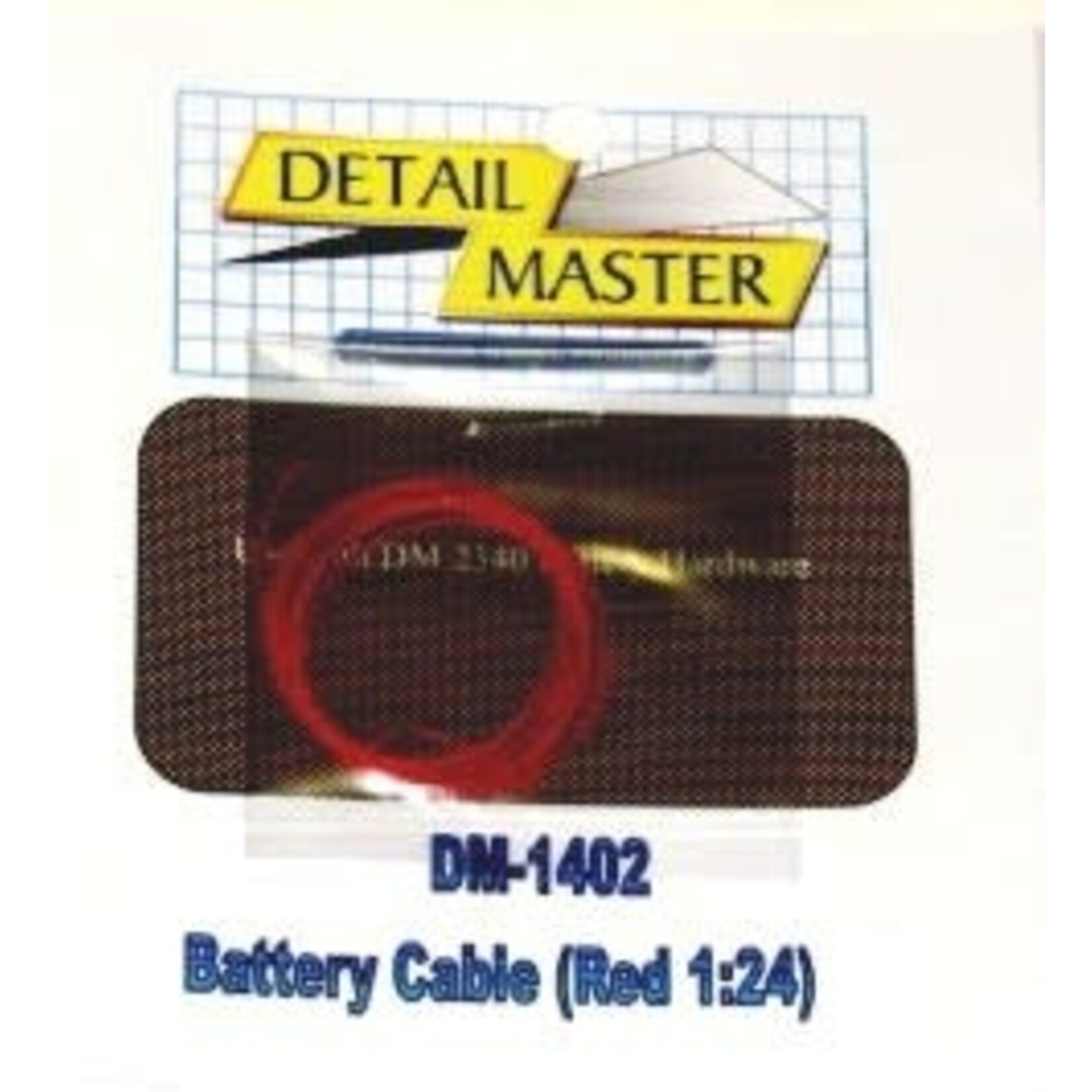 Detail Master 1402 1/24-1/25 2ft Battery Cable Red