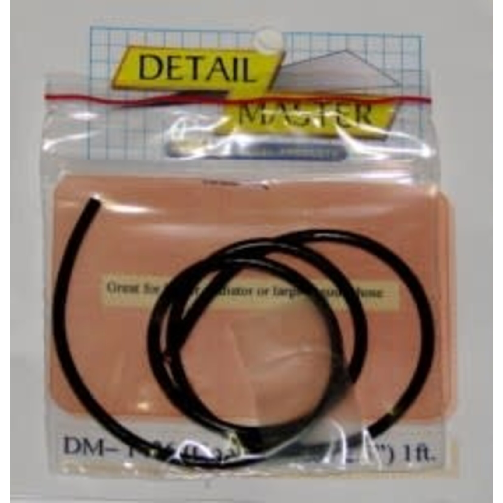 Detail Master 1426 1/24-1/25 2ft Coolant Hose Black (2-1/2" Dia)