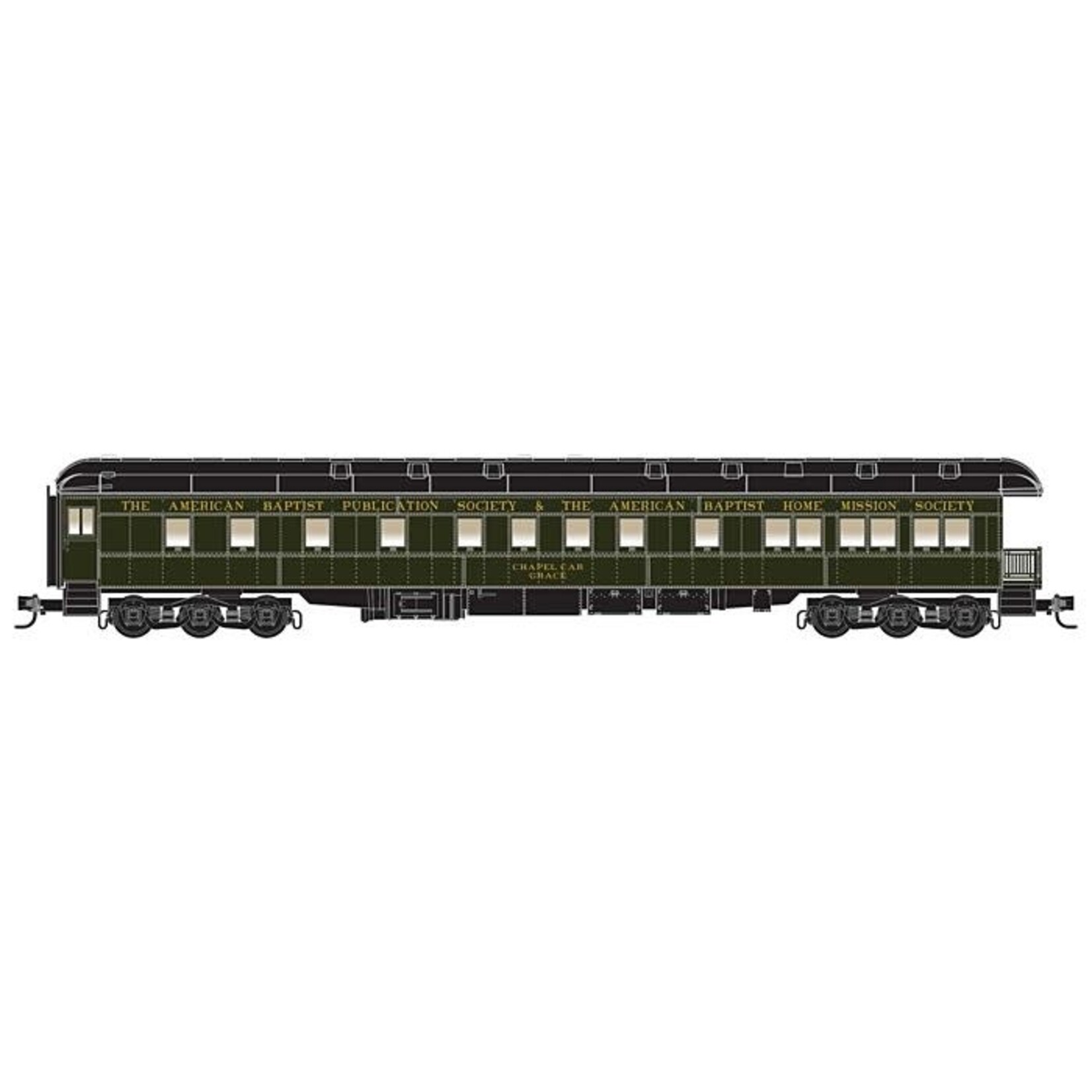 Micro Trains Line 14400301 N Baptist Church Chapel Observation Car
