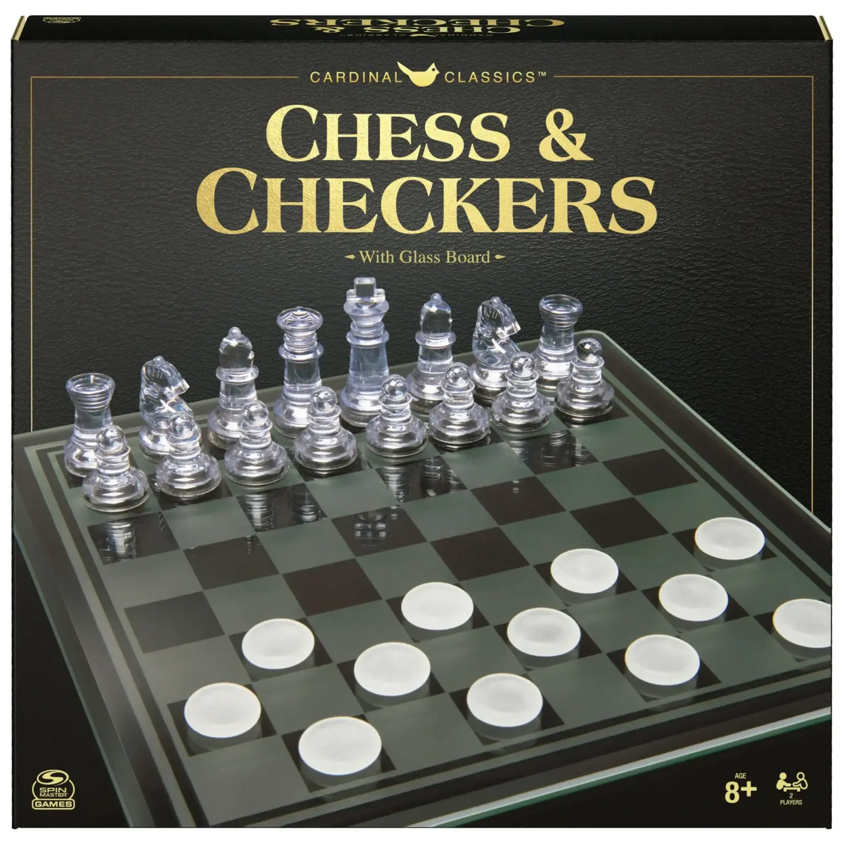 Spin Master 6059022 Cardinal Classics Chess & Checkers