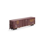 Athearn Genesis 73019 HO 50' PC&F 8' & 6' Box, WC #12084 - Damaged Box