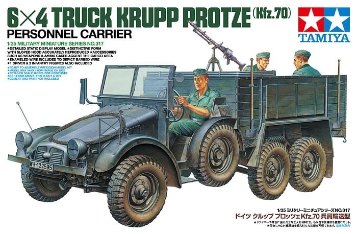35317 German 6x4 Truck Krupp Protze 1/35
