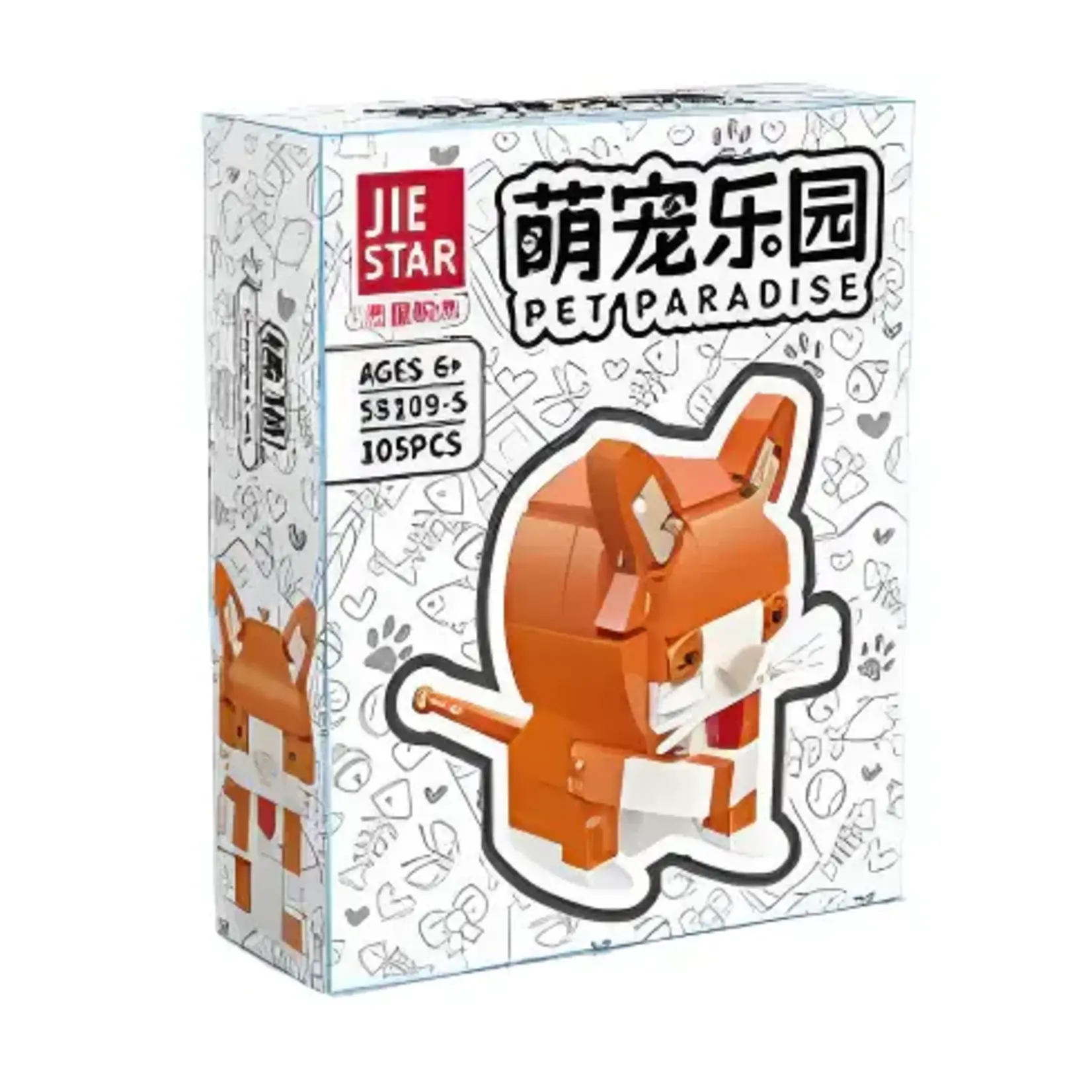 Jie Star 58109-5 Orange Brick Cat
