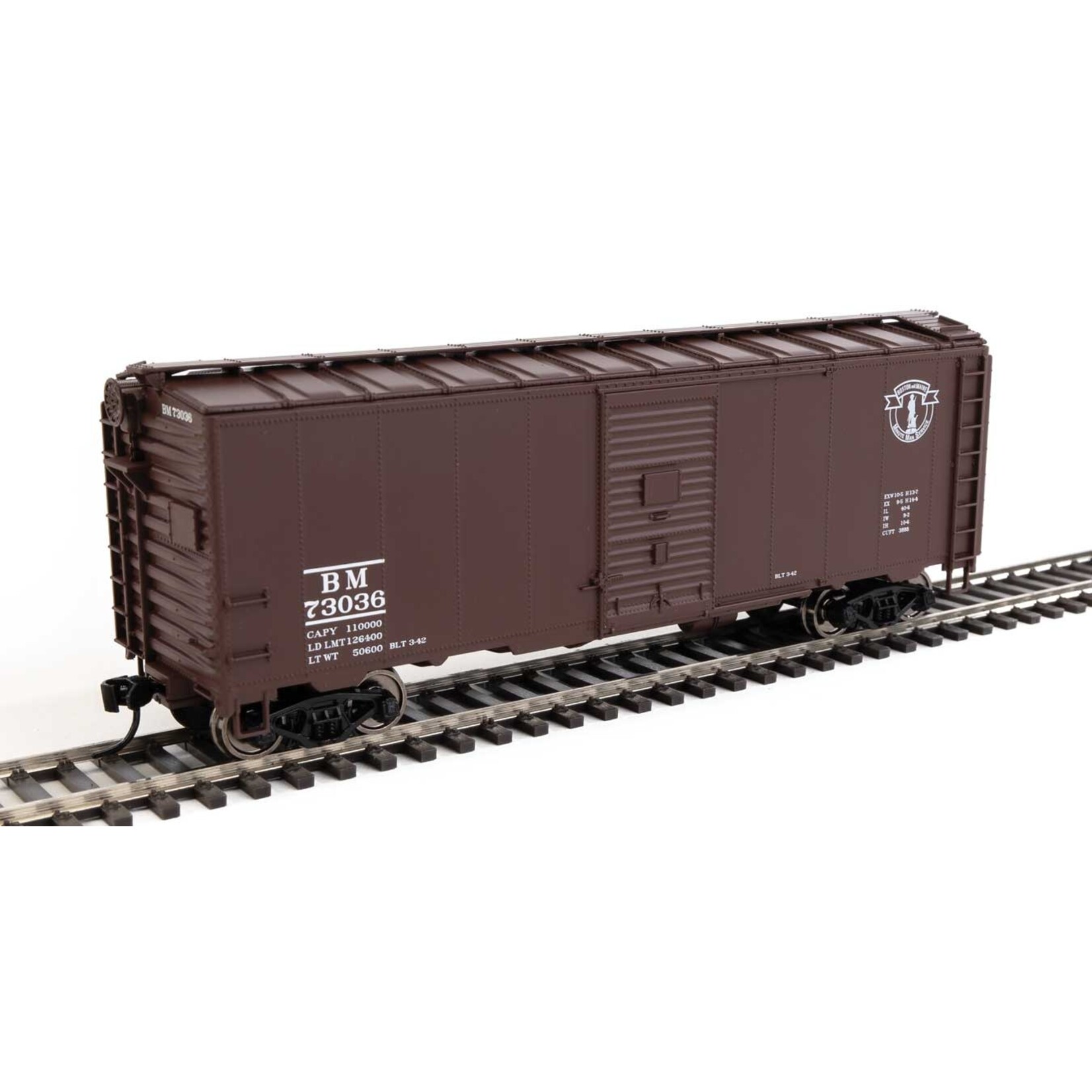 Walthers 9102727 HO 40' 37 AAR Boxcar B&M #73036