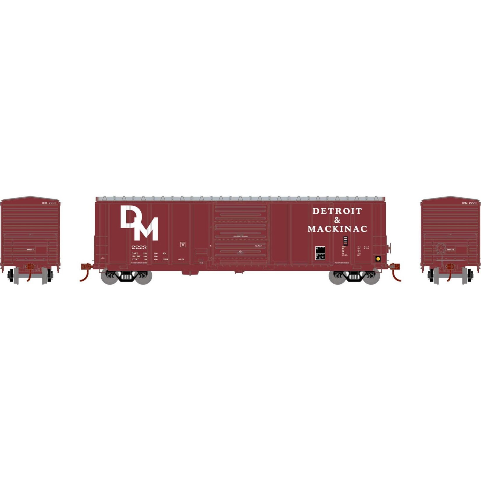 Athearn 15953 HO 50' PS 5277 Box D&M 2223