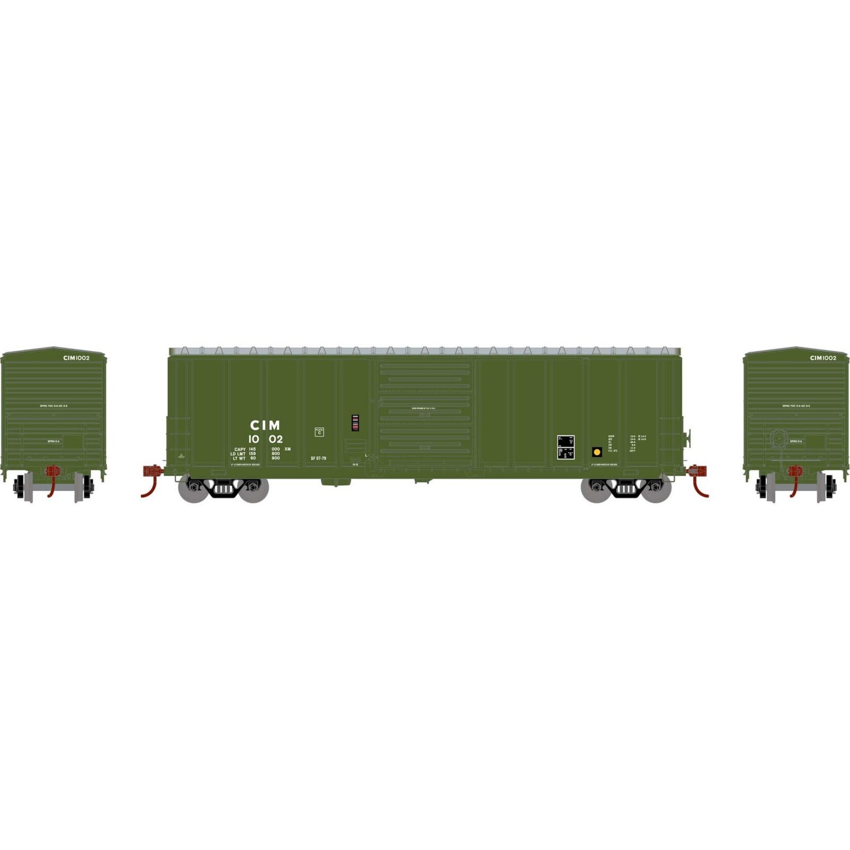 Athearn 15955 HO 50' PS 5277 Box C&IM 1002
