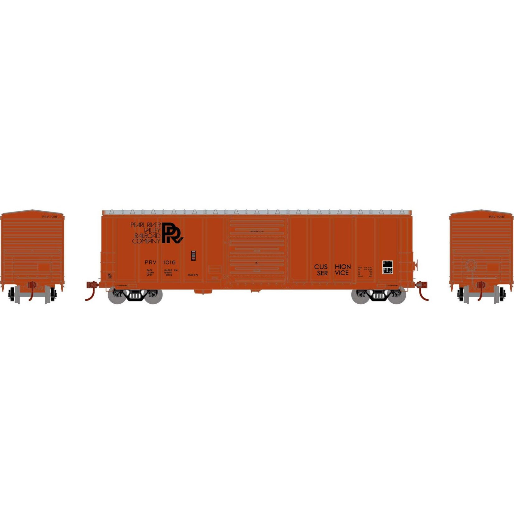 Athearn 15957 HO 50' PS 5277 Box PRV 1016