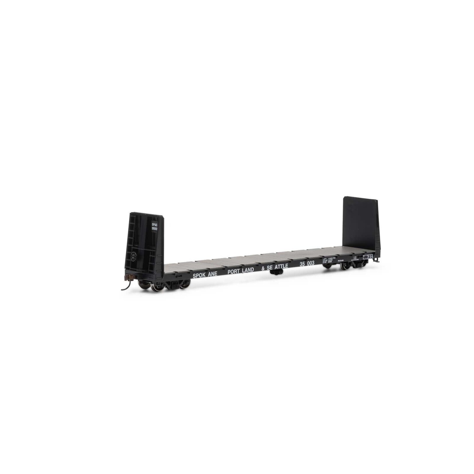 Athearn 17236 HO 60' Bulkhead Flat SP&S 35003