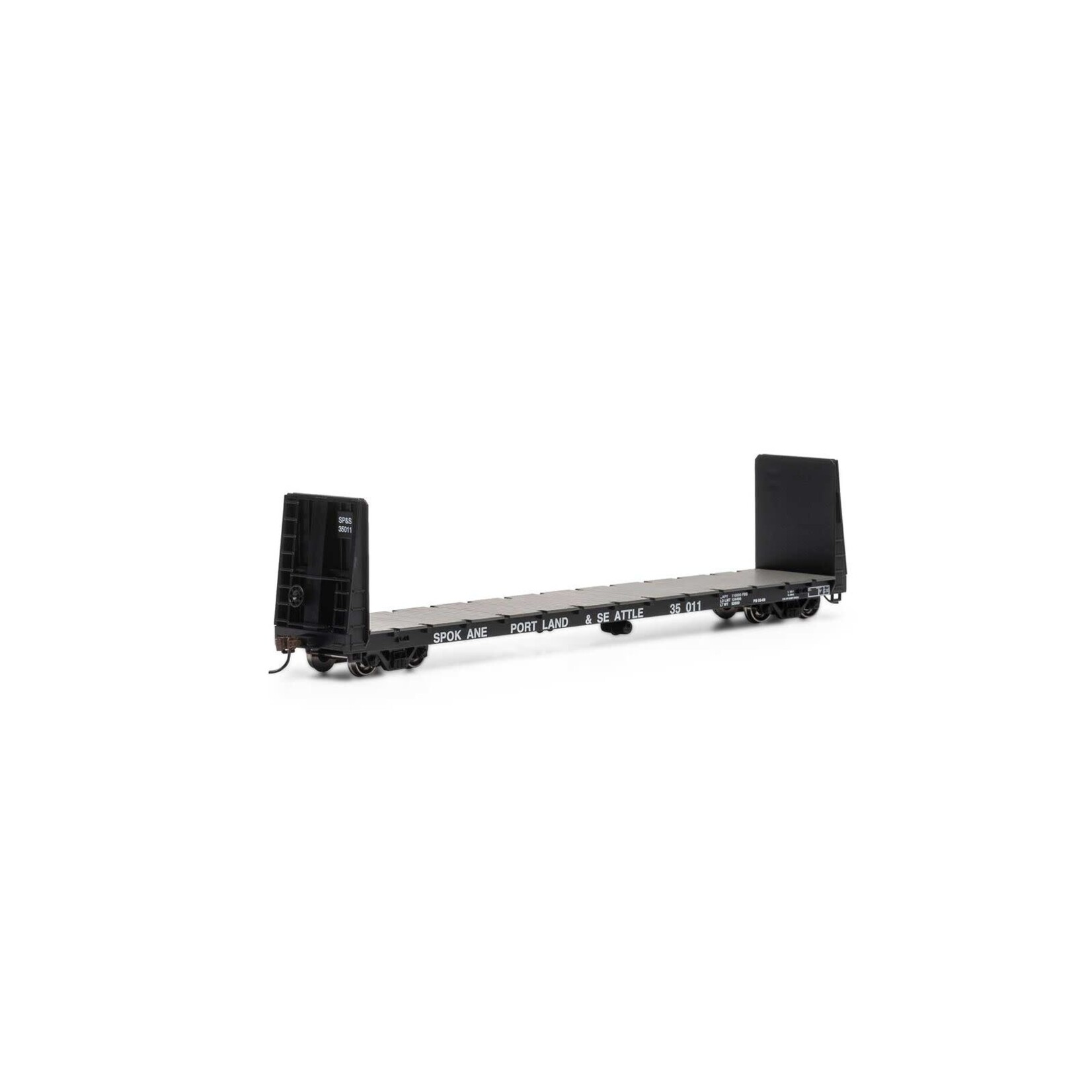 Athearn 17237 HO 60' Bulkhead Flat SP&S 35011