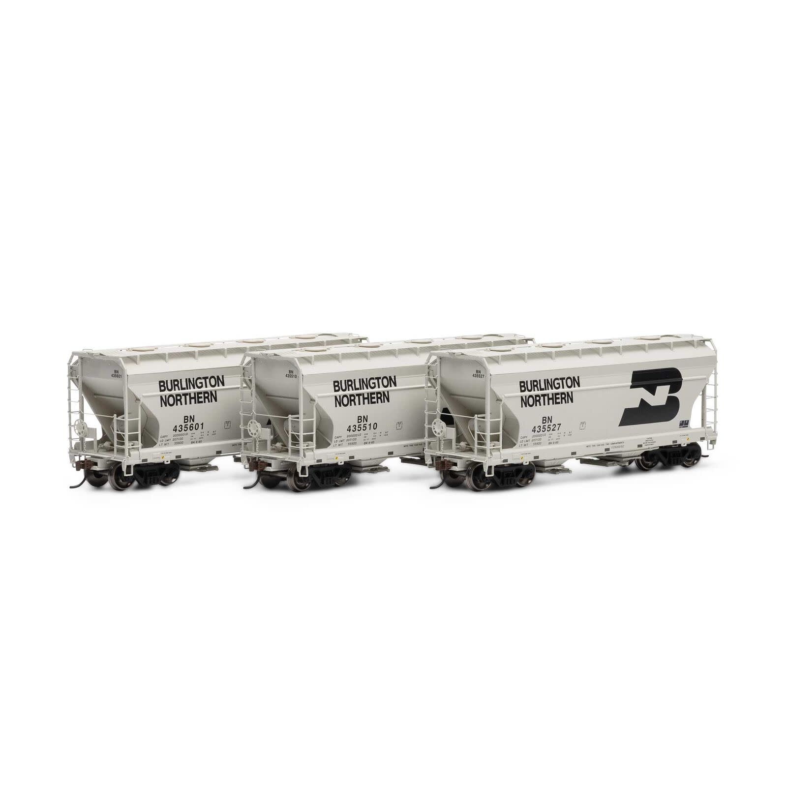 81061 HO ACF 2970 Covered Hopper BN - 3 Pack