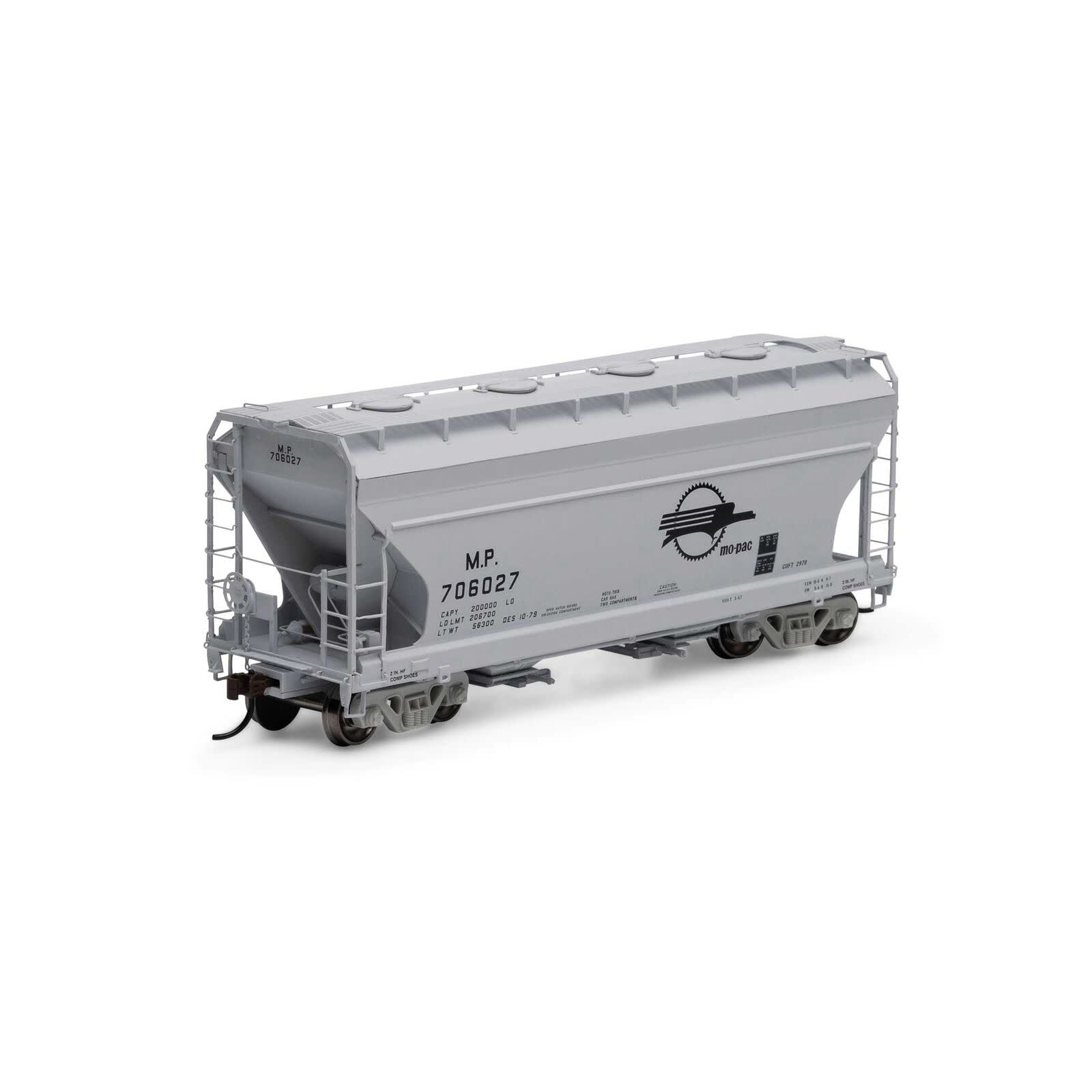 81069 HO ACF 2970 Covered Hopper MP 706027