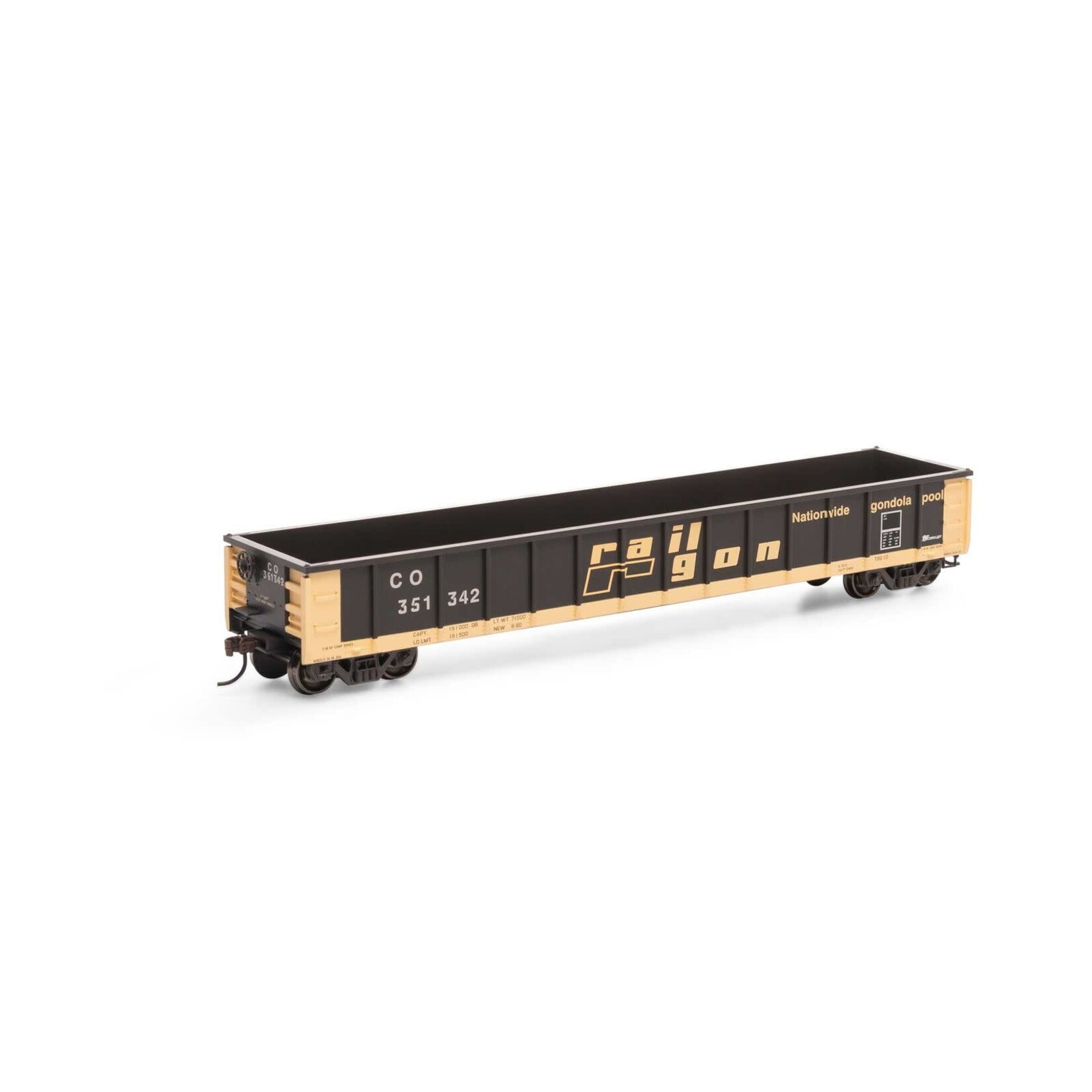Athearn 8179 HO 52' Mill Gondola C&O 351342