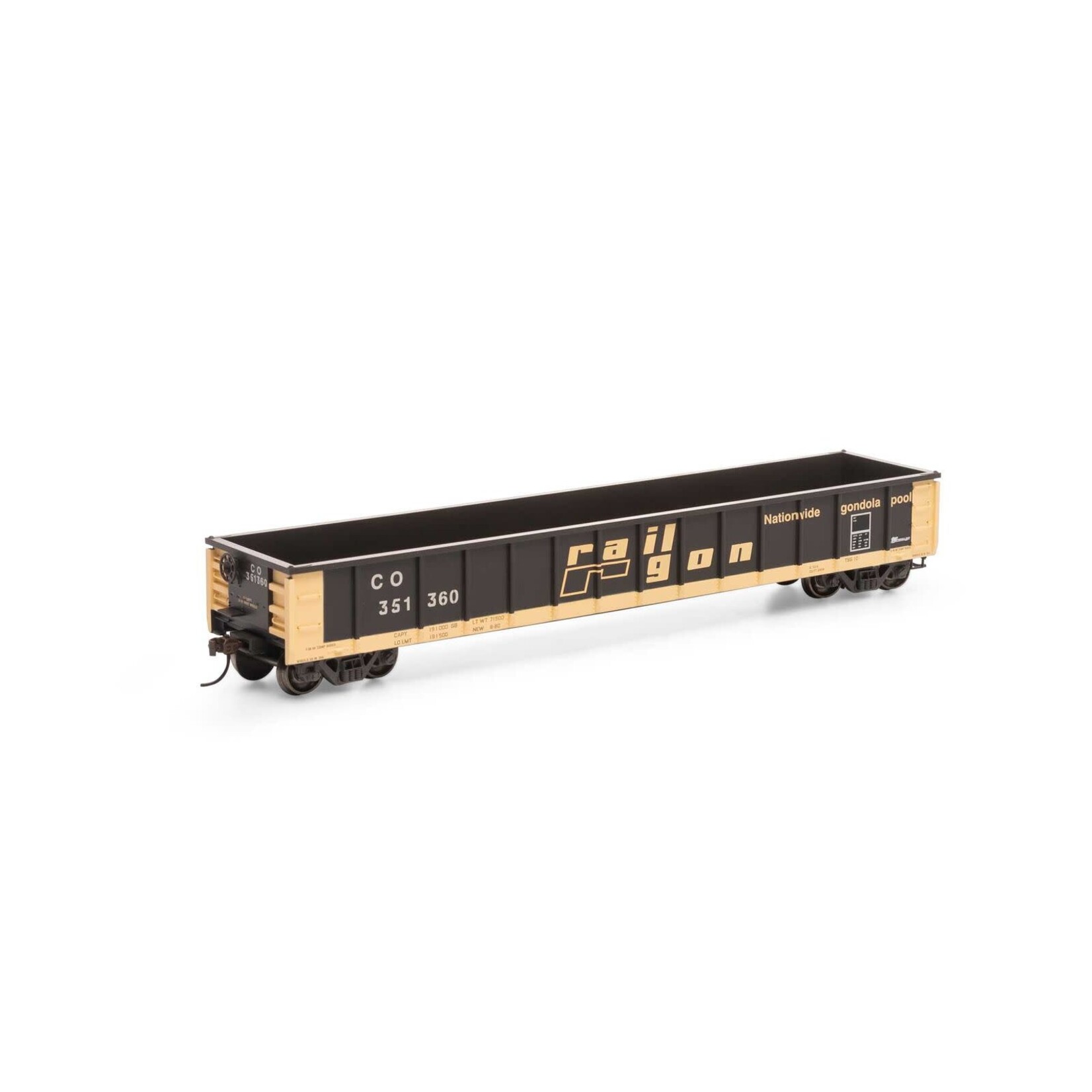 Athearn 8180 HO 52' Mill Gondola C&O 351360