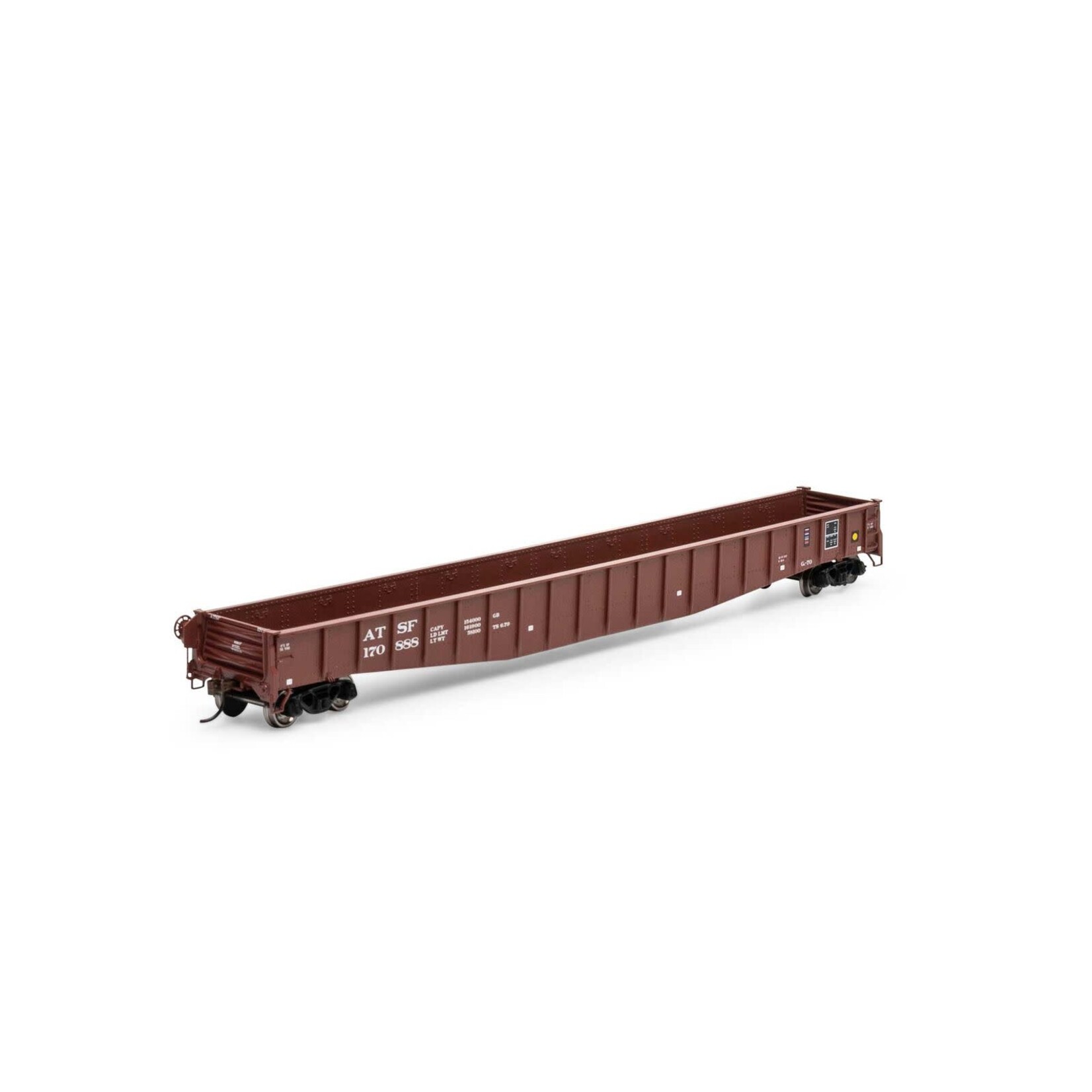 Athearn 82964 HO 65'6 Mill Gondola ATSF 170888